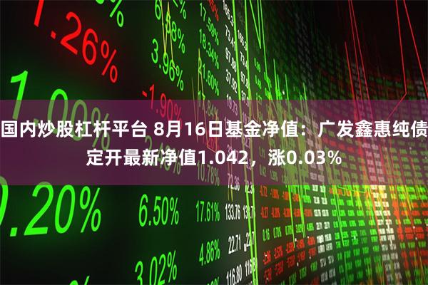 国内炒股杠杆平台 8月16日基金净值：广发鑫惠纯债定开最新净值1.042，涨0.03%